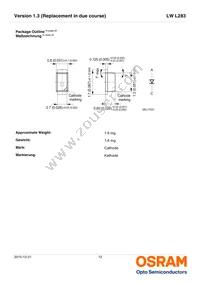 LW L283-Q1R2-3K8L-1-Z Datasheet Page 12