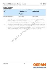 LW L28G-S2T2-3K6L-1-10-R18-Z Datasheet Page 2