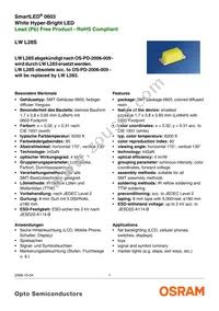 LW L28S-P1Q2-3K8L-1-10-R18-Z Datasheet Cover