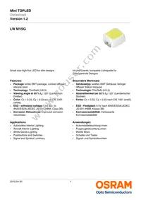 LW MVSG-AZBZ-JKPL-Z486 Datasheet Cover