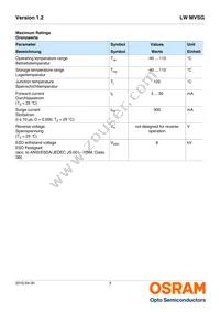 LW MVSG-AZBZ-JKPL-Z486 Datasheet Page 3