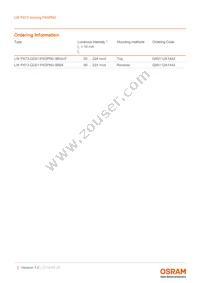 LW P473-Q2S1-FK0PN0-3B5A-10-R18-Z Datasheet Page 2