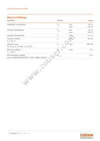 LW P473-Q2S1-FK0PN0-3B5A-10-R18-Z Datasheet Page 3