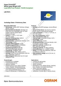 LW P473-R2T1-3K8L-1-Z Datasheet Cover