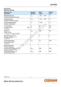 LW P4SG-U2AA-5K8L-Z Datasheet Page 3