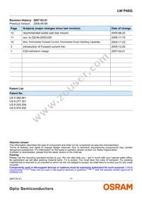 LW P4SG-U2AA-5K8L-Z Datasheet Page 17