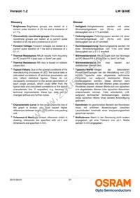 LW Q38E-R1R2-3K5L-3Y4X-5-R18-XX Datasheet Page 21