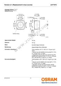 LW T67C-S2U1-5K8L-0-20-R18-Z Datasheet Page 12