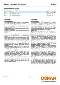 LW T6SC-T2V1-5K8L-Z Datasheet Page 21