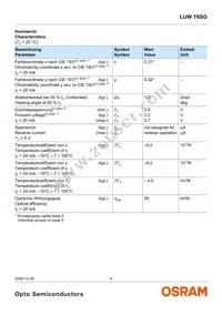 LW T6SG-V1AA-5K8L-Z Datasheet Page 4