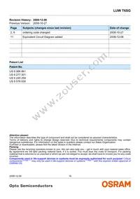 LW T6SG-V1AA-5K8L-Z Datasheet Page 16