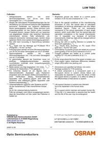 LW T6SG-V1AA-5K8L-Z Datasheet Page 17