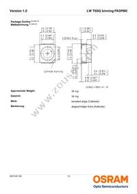 LW T6SG-V1AA-FK0KM0 Datasheet Page 13