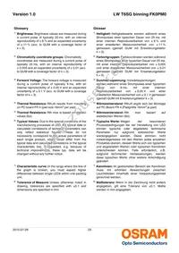 LW T6SG-V1AA-FK0KM0 Datasheet Page 23