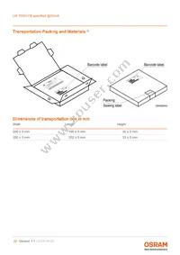 LW T6SH.CB-CZEY-FK0PM0-Z664-50-R18-Z Datasheet Page 20