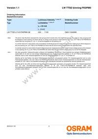 LW TTSD-U1V2-FK0PM0-36 Datasheet Page 2