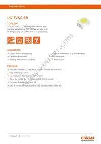 LW TVSG.BB-AZBY-JC-1-20-R18-Z-PRE Datasheet Cover