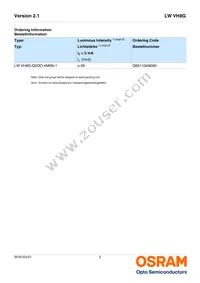 LW VH8G-Q2OO-4M6N-1 Datasheet Page 2