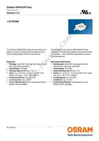 LW W5AM-KZLX-6K7L-0-350-R18-Z Datasheet Cover