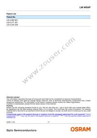 LW W5AP-LZMZ-5K8L-Z Datasheet Page 17