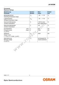 LW W5SM-HYJZ-5K8L-0-350-R18-Z Datasheet Page 3