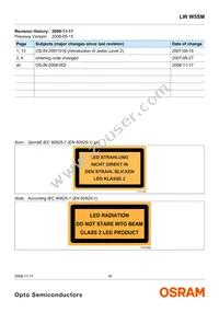 LW W5SM-HYJZ-5K8L-0-350-R18-Z Datasheet Page 16