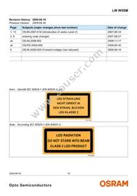 LW W5SM-HYJZ-5K8L-Z Datasheet Page 16