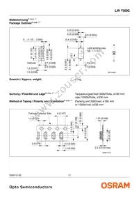 LW Y8SG-U1V1-3K6L-1-Z Datasheet Page 11