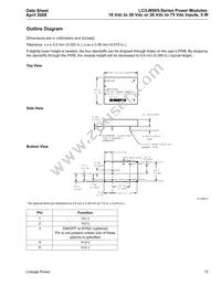 LW005F84 Datasheet Page 15