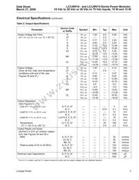 LW010A6 Datasheet Page 3