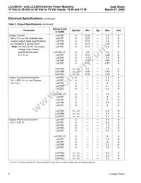 LW010A6 Datasheet Page 4