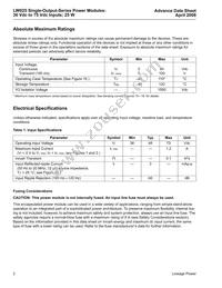 LW025F871 Datasheet Page 2