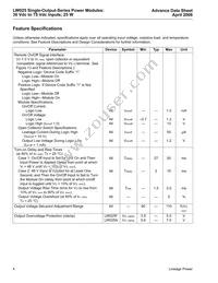 LW025F871 Datasheet Page 4