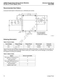 LW025F871 Datasheet Page 14