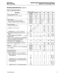 LW025G Datasheet Page 3