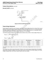 LW025G Datasheet Page 12