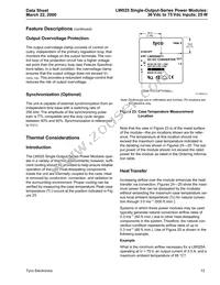 LW025G Datasheet Page 13