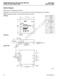 LW025G Datasheet Page 16