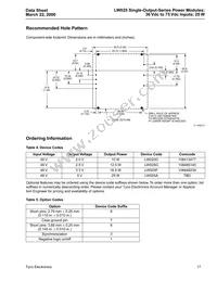 LW025G Datasheet Page 17