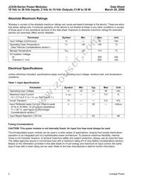 LW030A87 Datasheet Page 2