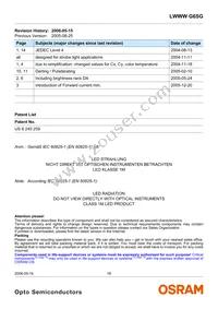 LWWWG6SG-BBCB-5K8L-0-30-R18-Z Datasheet Page 18