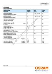 LWWWG6SG-CBDB-5K8L-0-30-R33-Z Datasheet Page 3