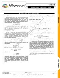 LX1671BCLQ-TR Datasheet Page 17