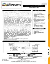 LX1671CPW Datasheet Cover