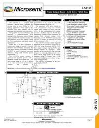 LX1745CPW Datasheet Cover