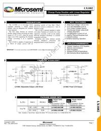 LX1882-33CDU Datasheet Cover