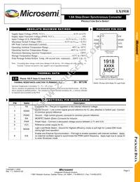 LX1918CLD-TR Datasheet Page 2