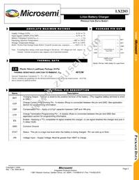 LX2203CLD-TR Datasheet Page 2