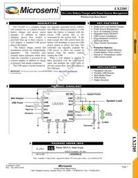 LX2205ILQ-TR Datasheet Cover