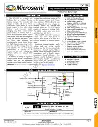 LX2208ILD-TR Datasheet Cover